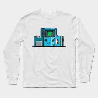 Retro Game and Music Long Sleeve T-Shirt